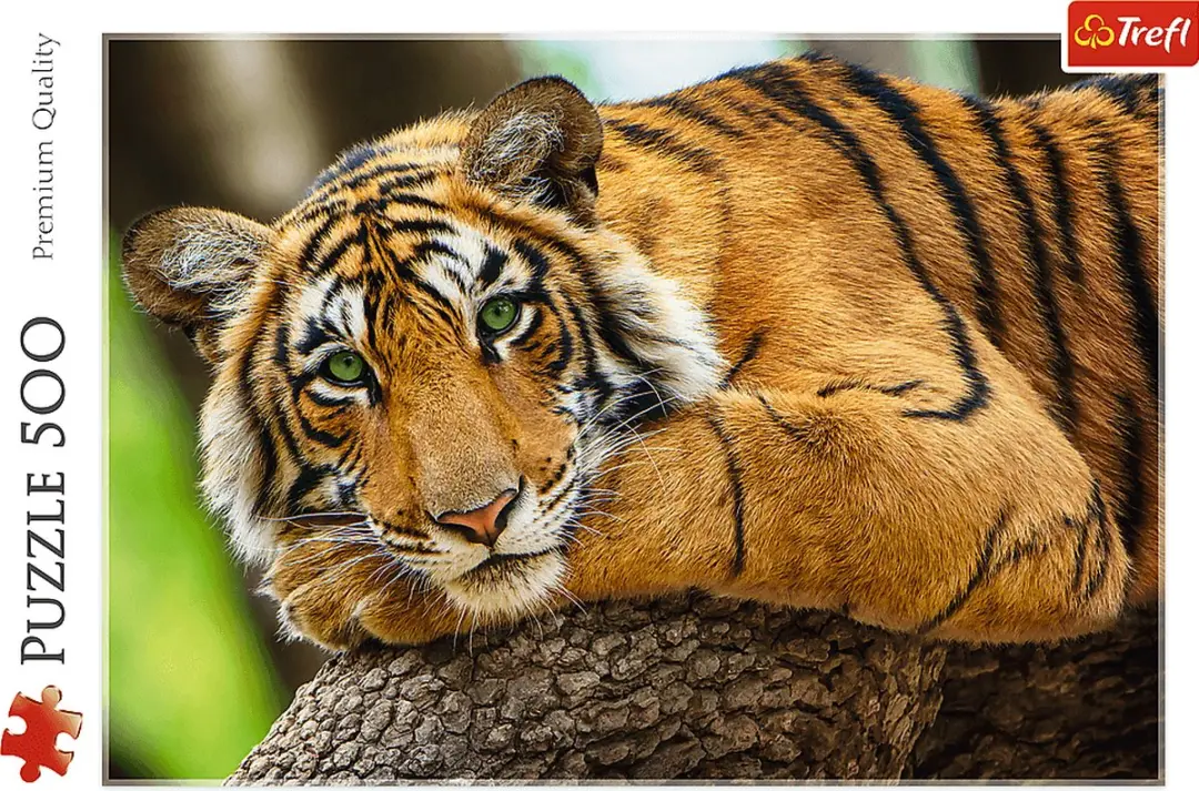 Trefl 500 Puzzel - Tiger Portrait - Meerkleurig