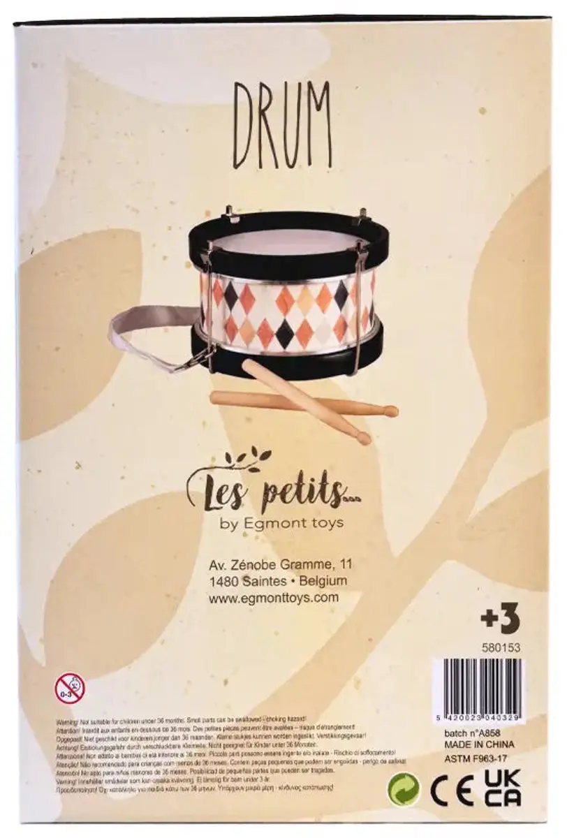 Egmont Toys Trommel Eierschaal - 24x23x16cm - Multikleur