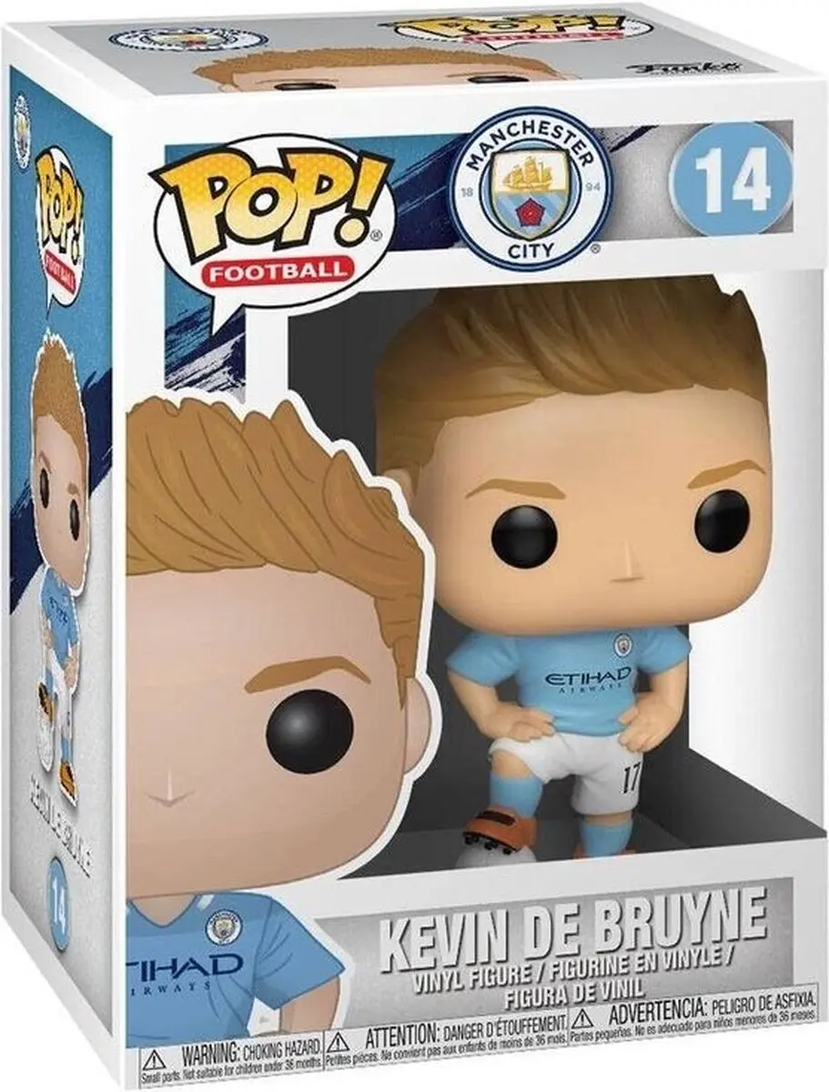 Funko Pop Kevin de Bruyne 29214 - Vinyl Figuur 10cm - Multi - afbeelding 2 van 3