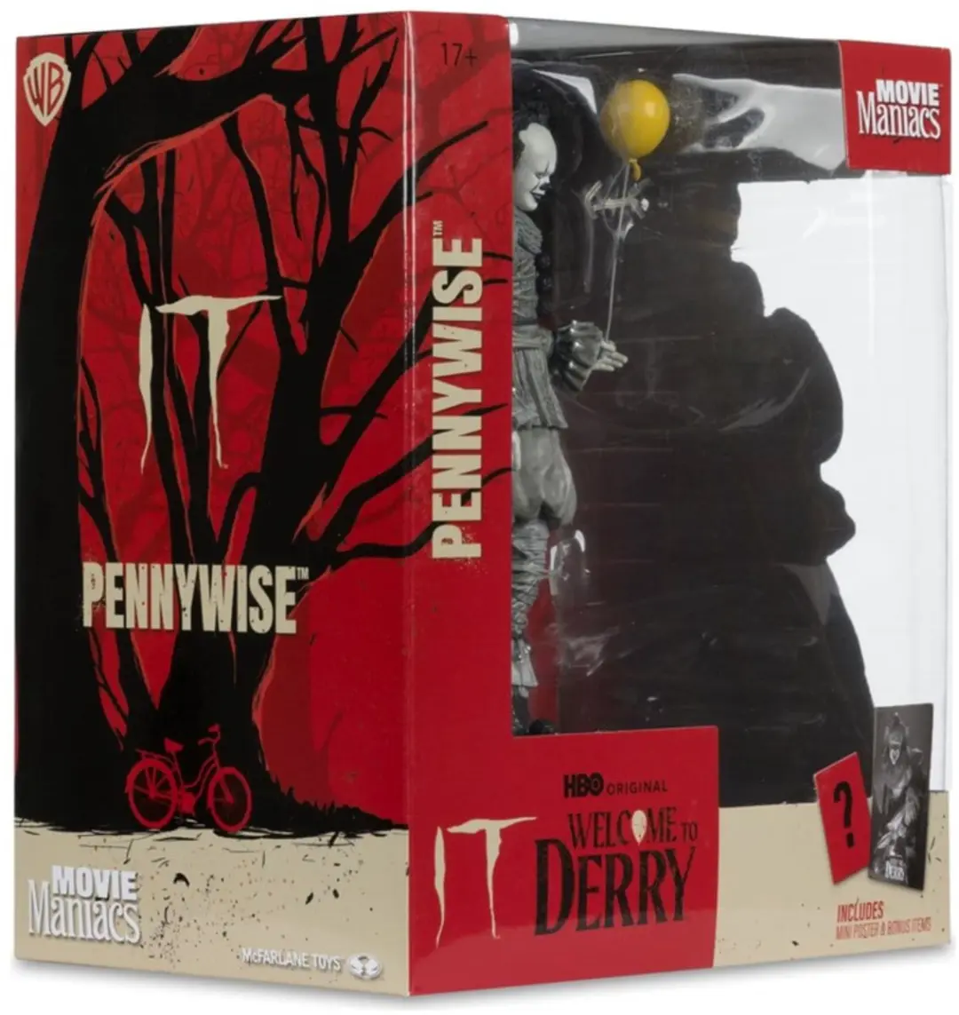 McFarlane Toys It Welcome to Derry Pennywise Figuur - 16cm - Multi