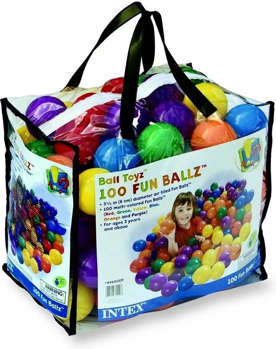 Intex 100 Ballen Ballenbak 8cm