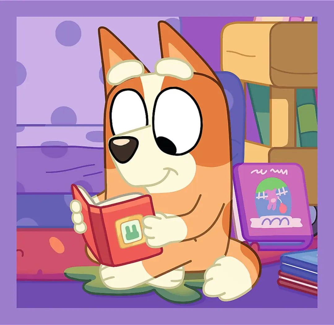 Trefl Bluey 3-in-1 Educatieve Puzzel - 1 Stuk - Meerkleurig
