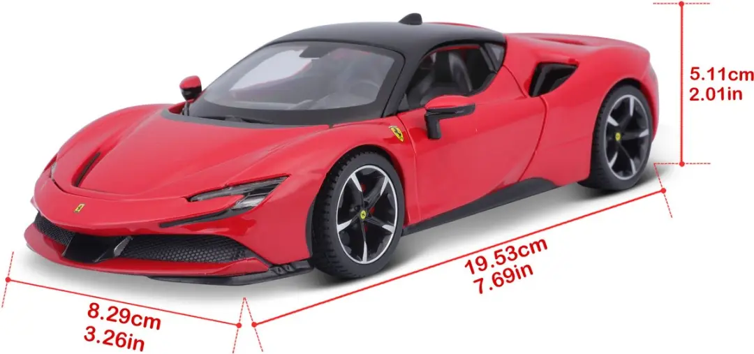 Ferrari SF90 Stradale 1:24 Modelauto - Rood
