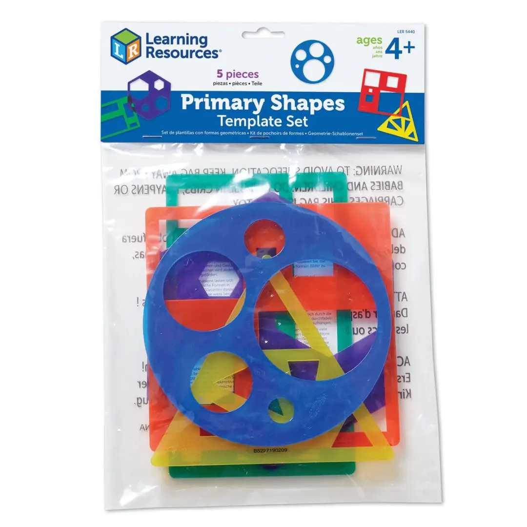 Learning Resources Sjablonen Set Vormen & Tekenen