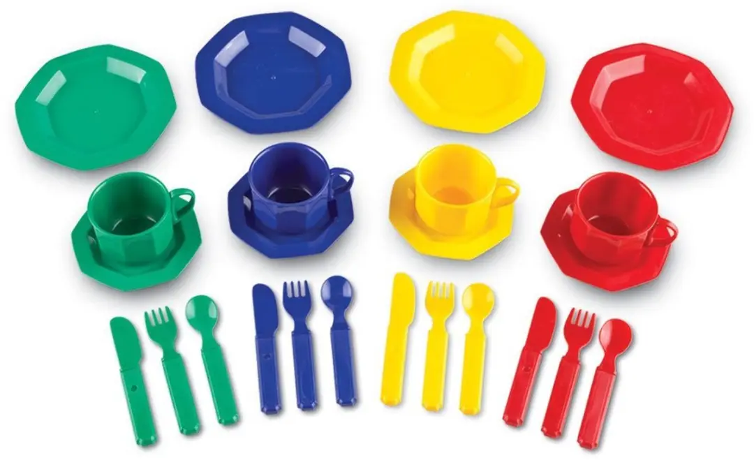 Learning Resources Speelgoed Servies Educatief Rollenspel Multicolor - 3+