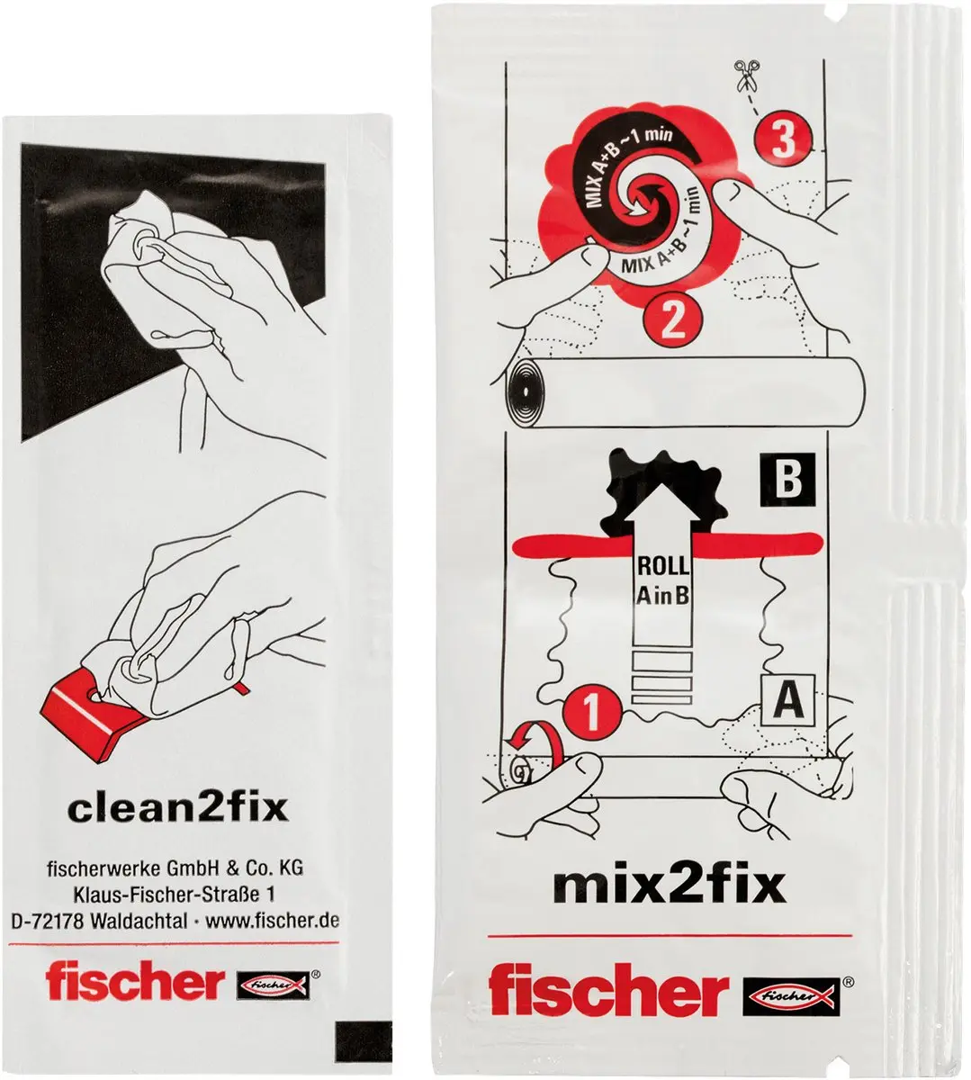 Fischer GOW Multipack Badkamerlijm 4 Stuks