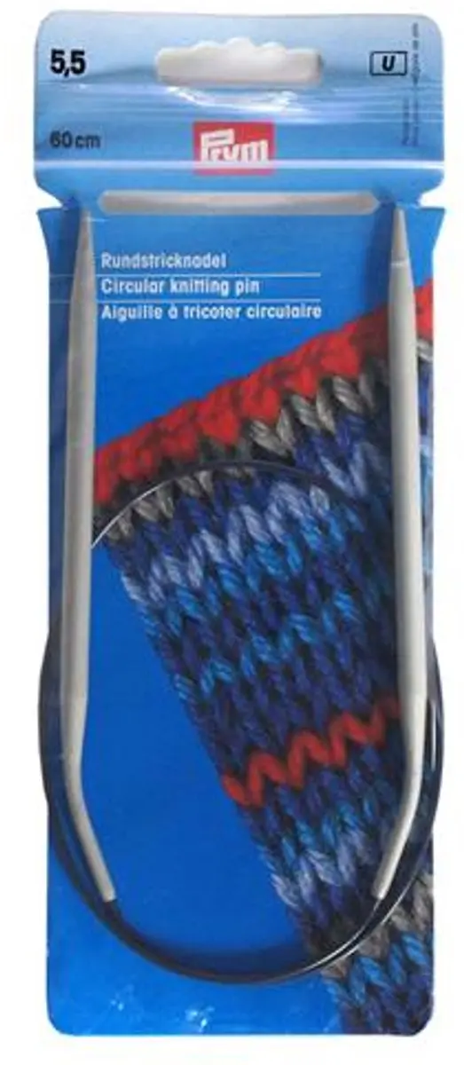 Prym Rondbreinaald ALU 5,50/60 - Grijs