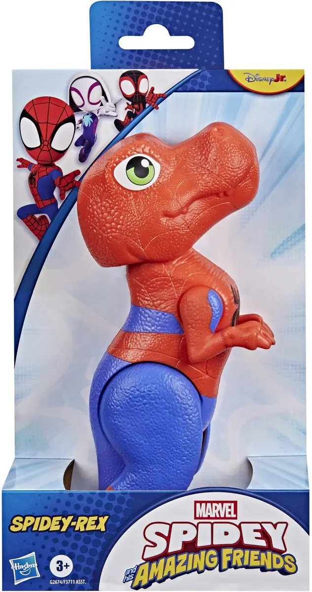 Marvel Spidey and His Amazing Friends Spidey-Rex Actiefiguur F1927 - Multicolor
