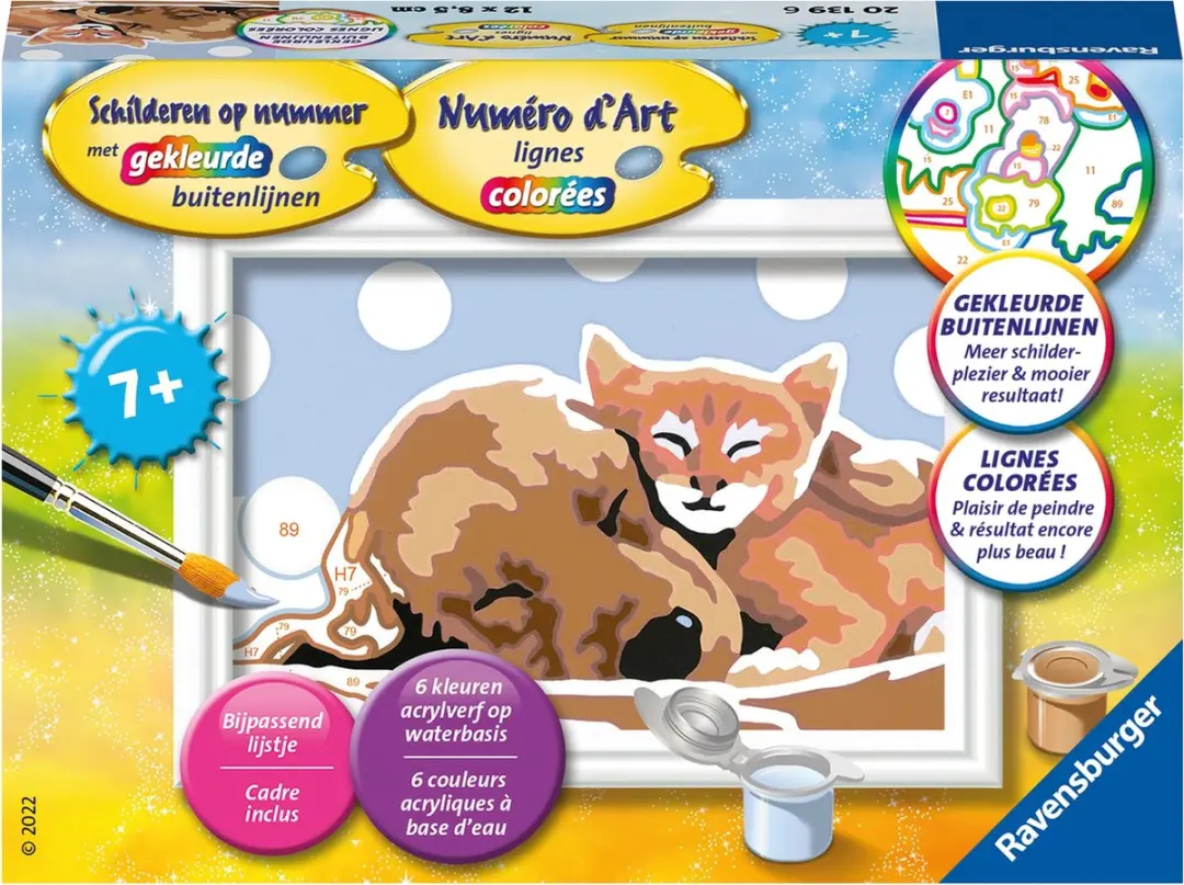Ravensburger Schilderen op Nummer Knuffelvriendjes