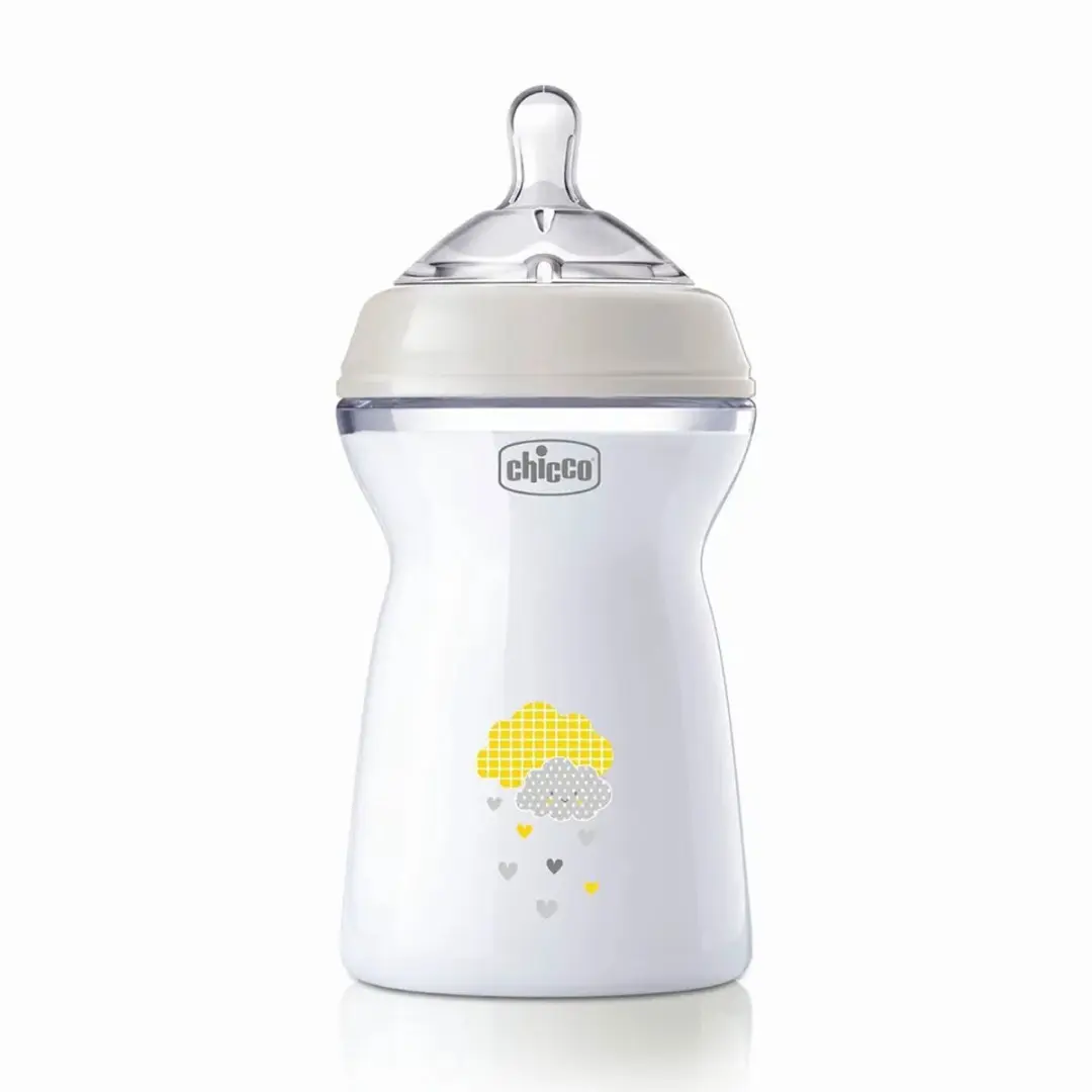 Chicco NaturalFeeling Zuigfles 330ml - 6M+ - Grijs - afbeelding 5 van 5