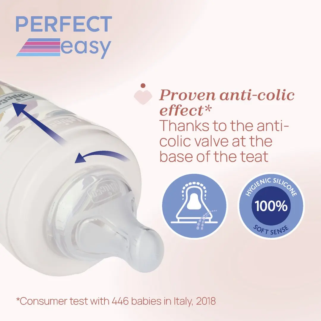 Chicco Perfect Easy Drinkfles 330ml - Oranje
