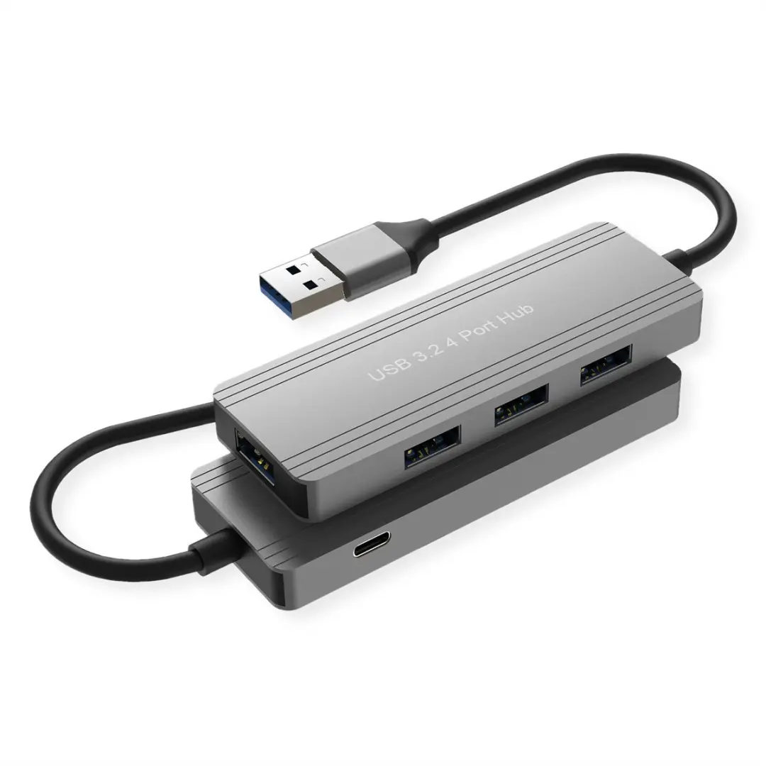 Value USB 3.2 Gen 1 Hub 4-voudig - Zilver