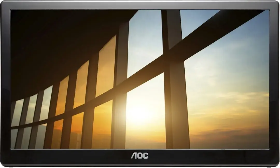 AOC I1659FWUX USB Monitor Full HD - 16 inch - Zwart