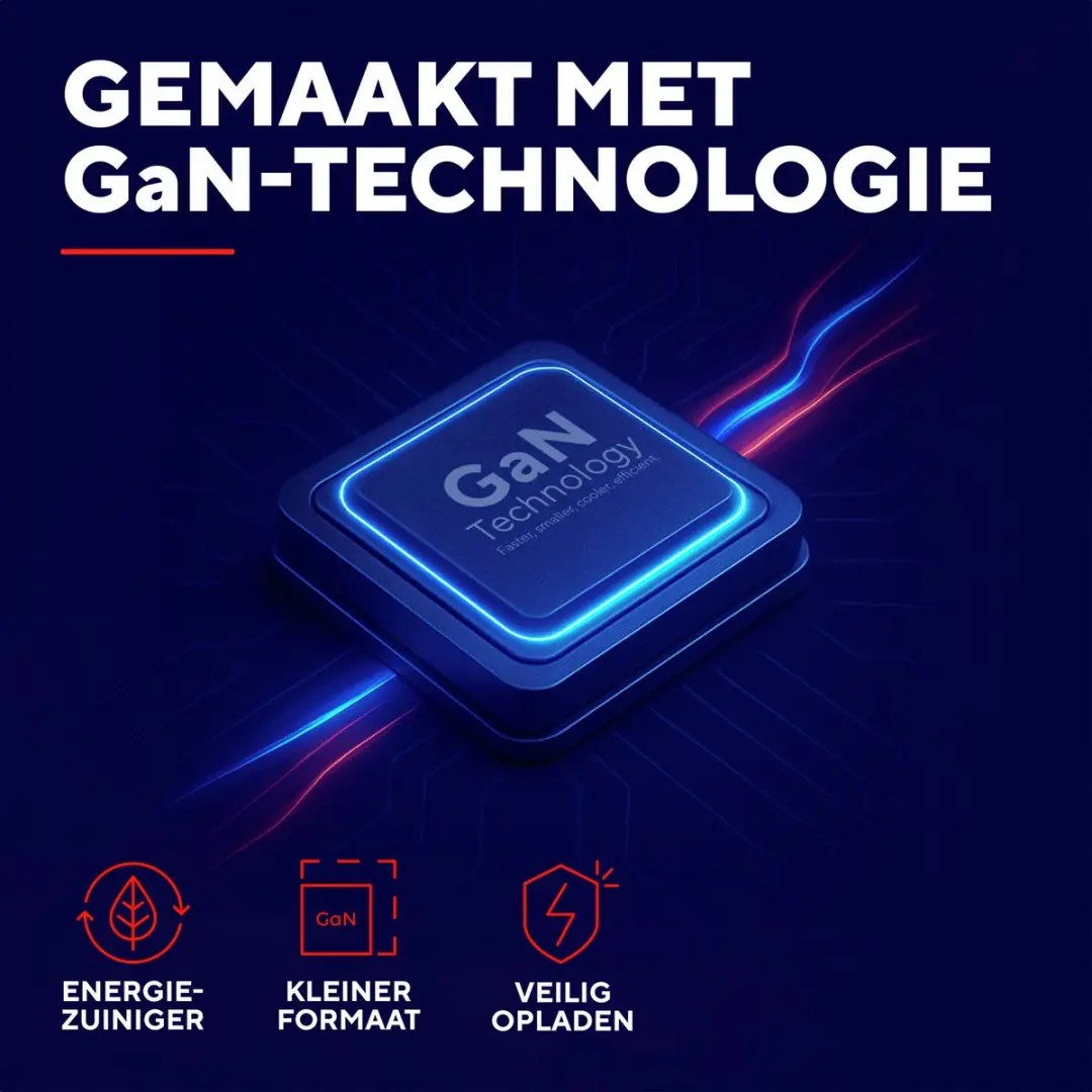 Trust GXT 1258 65W USB-C GaN Oplader - Zwart