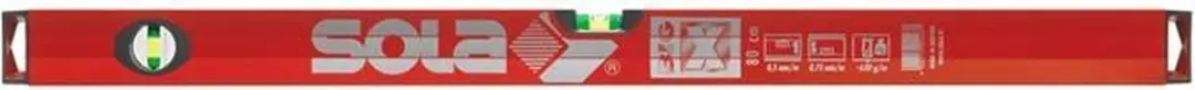 Sola BIG X 3 200 Aluminium Waterpas 2000mm - Rood