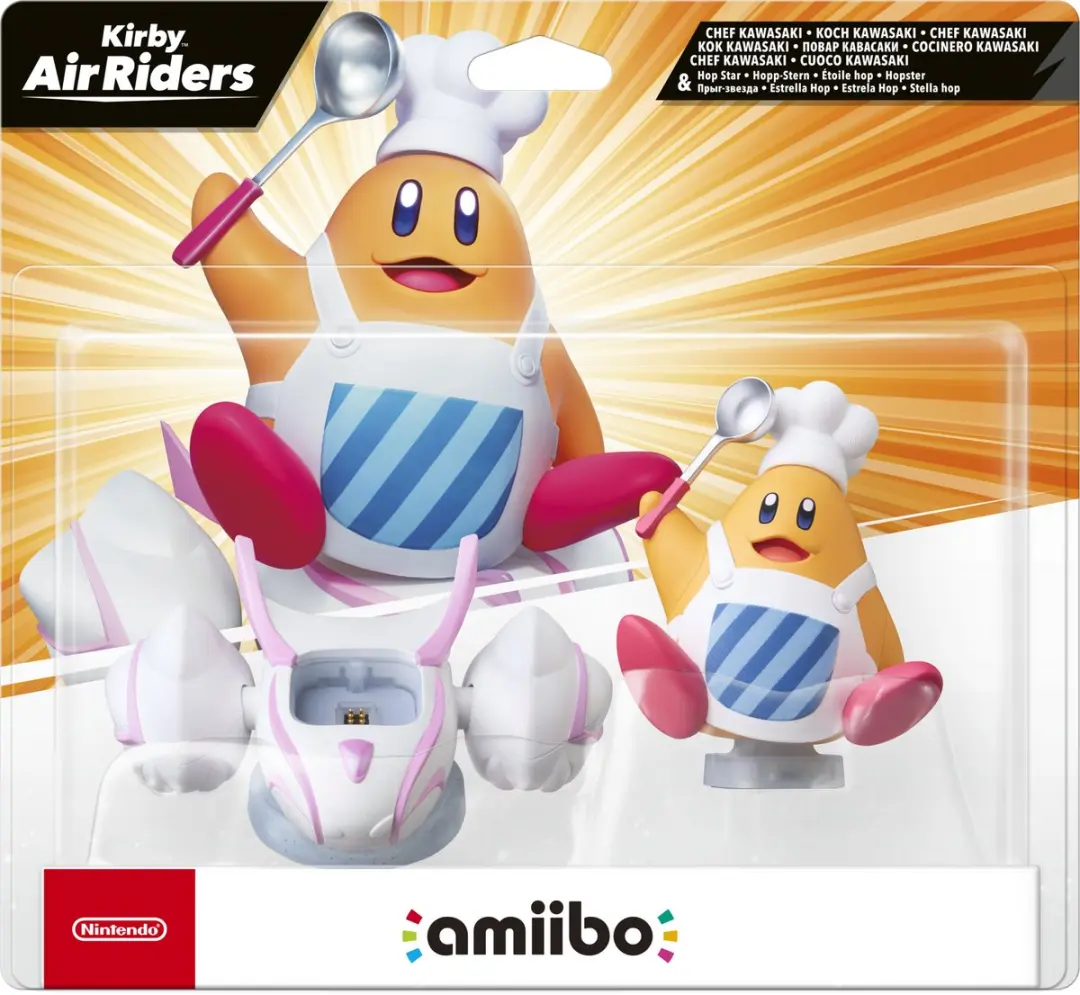 Nintendo Amiibo Kirby Air Riders Chef Kawasaki & Hop Star
