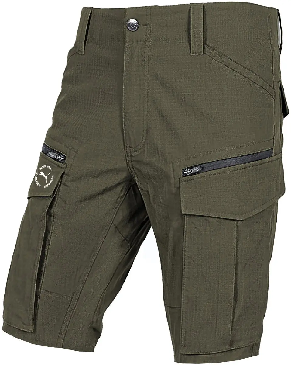 PUMA Workwear Cargoshorts Light Olive