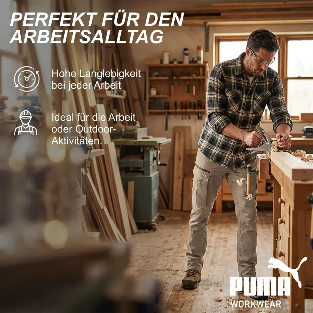 PUMA Workwear Cargobroek Desert Brown - W34/L34