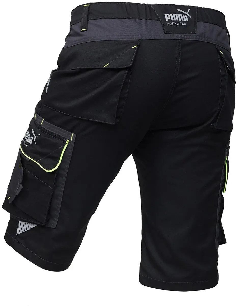 PUMA Precision X Werkshorts Heren 64 - Zwart/Neon