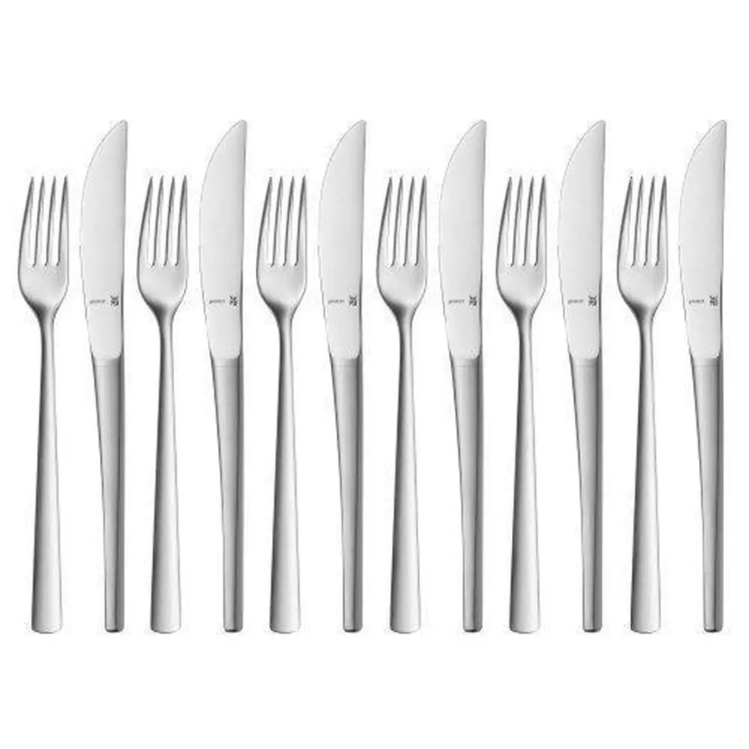 WMF Corvo Bestekset 12-delig - 6 Personen - Zilver