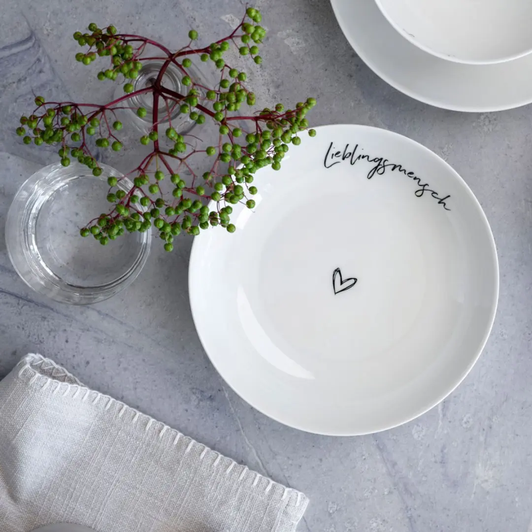 Villeroy & Boch Lieblingsmensch Schaal 18,7cm - wit-gekleurd - afbeelding 2 van 2
