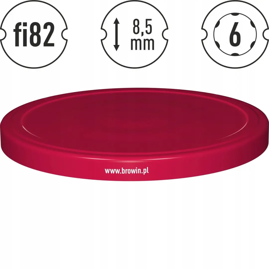 Browin Bordeaux Twist-Off Deksels 10 Stuks