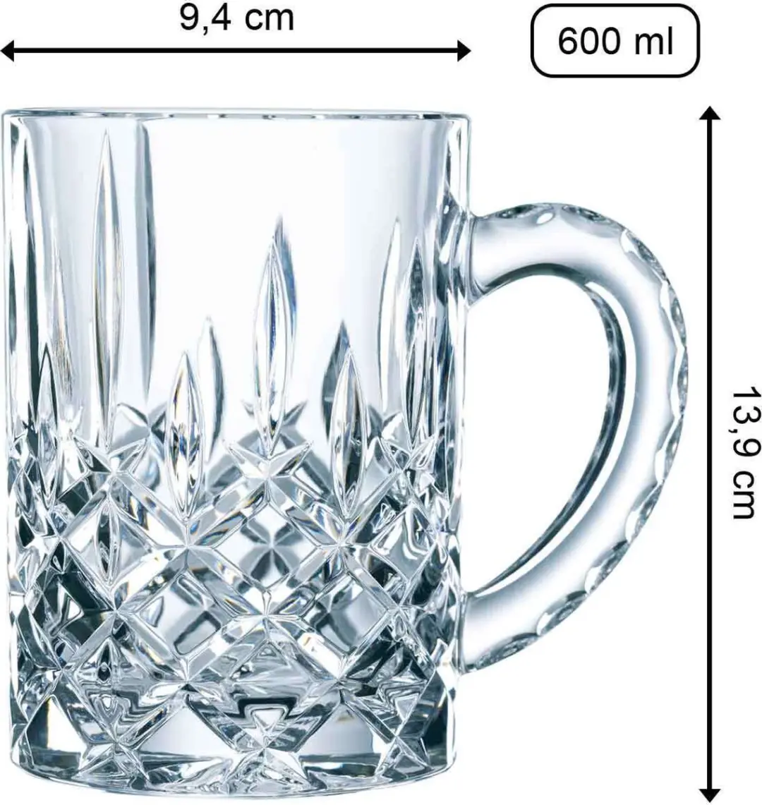 Nachtmann Noblesse Bierkrüge 0,5L Set - 2 Stuks