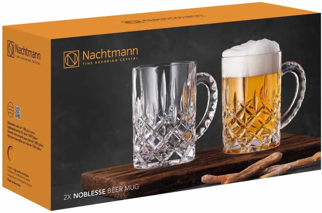 Nachtmann Noblesse Bierkrüge 0,5L Set - 2 Stuks