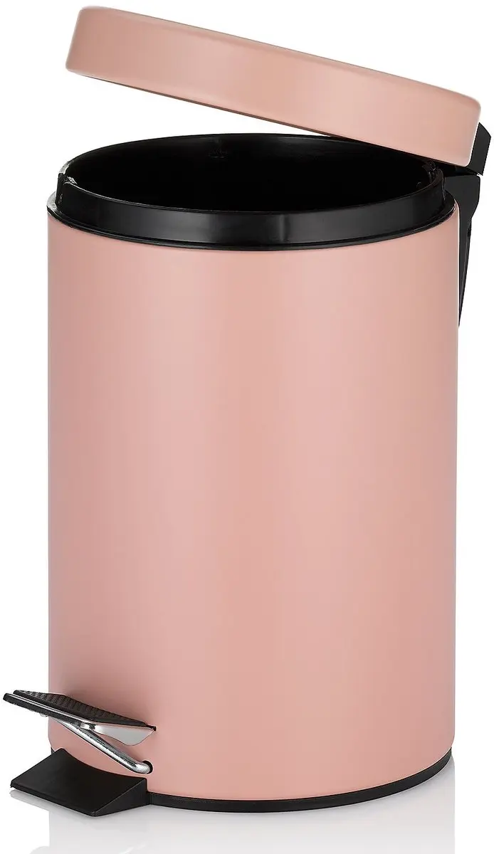 Kela Monaco Pedaal Afvalemmer 3L - Roze