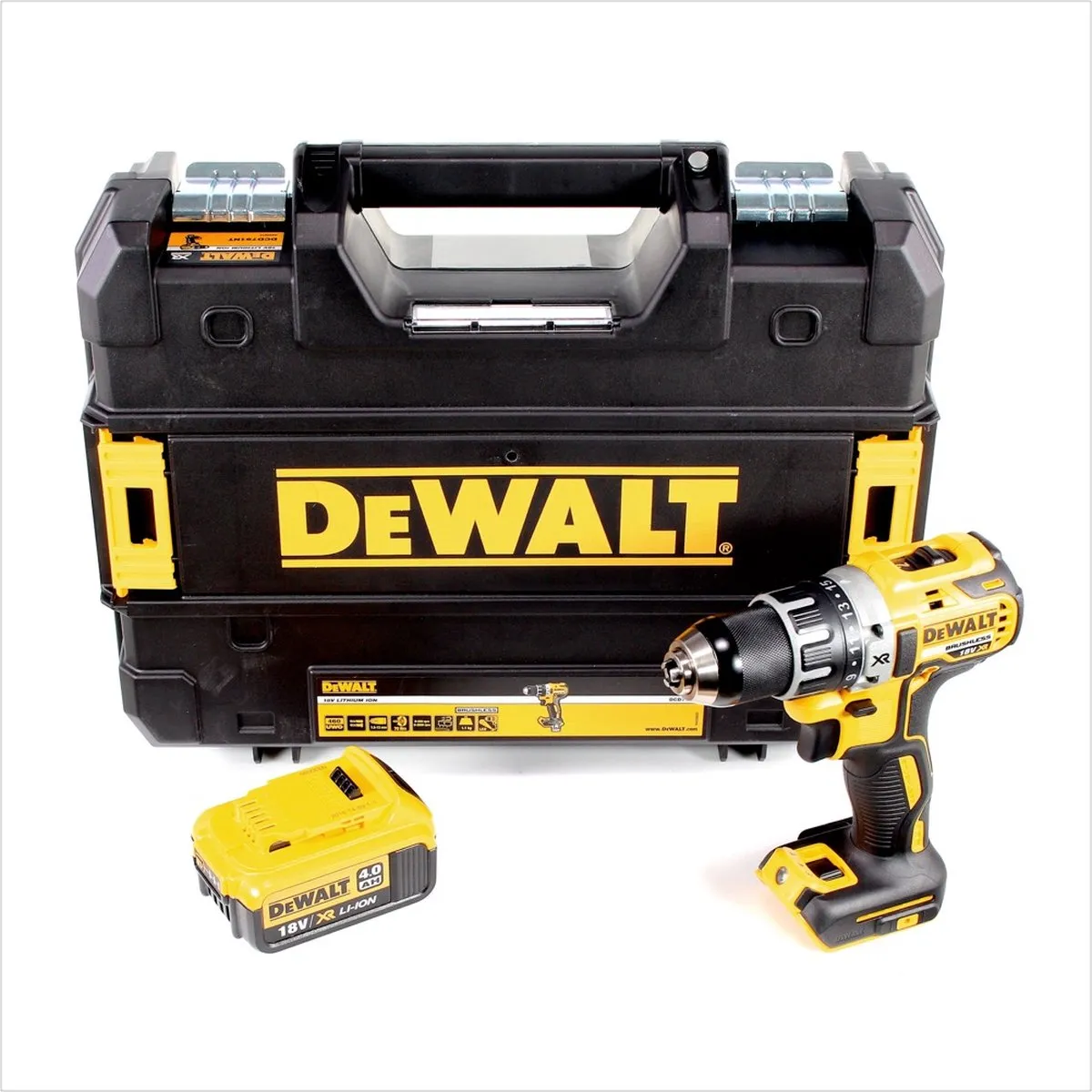 DeWalt DCD791NT Accuboormachine Brushless 18V - 70Nm - 4000mAh - afbeelding 4 van 5