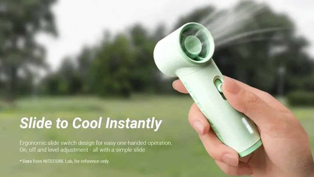 Nitecore NEF01 Lite Ventilator - Mint Groen - afbeelding 6 van 6