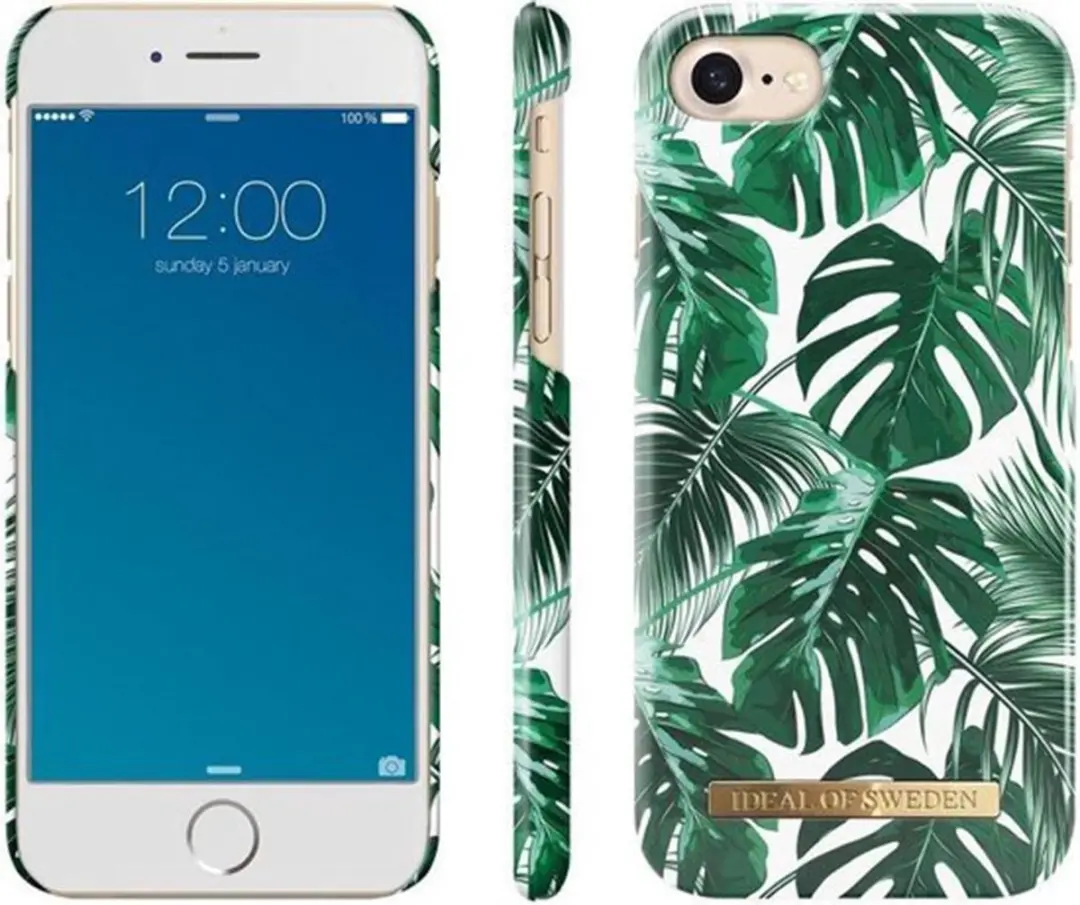 iDeal of Sweden Fashion Case Monstera Jungle iPhone SE/8/7/6s - Groen