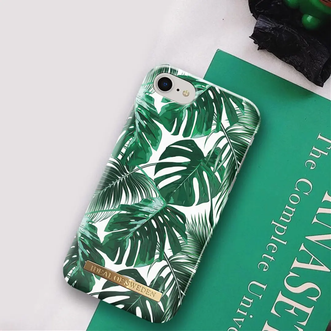 iDeal of Sweden Fashion Case Monstera Jungle iPhone SE/8/7/6s - Groen