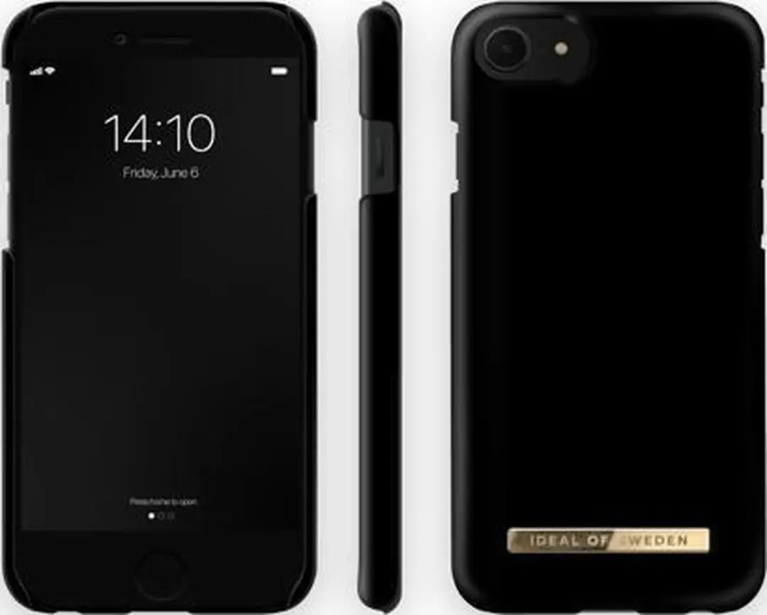 iDeal of Sweden Fashion Case iPhone 8/7/6/6s/SE - Matte Black - afbeelding 3 van 5
