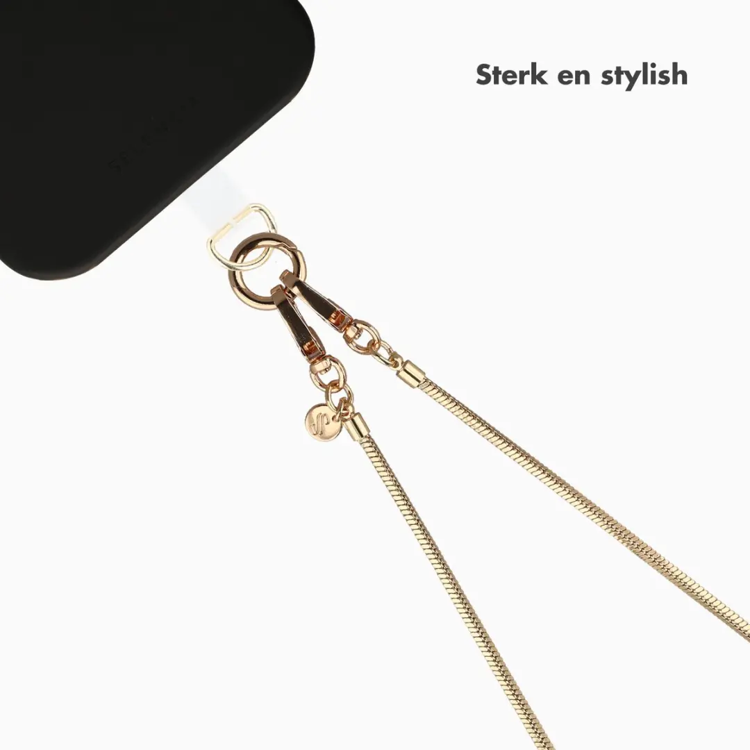 Selencia Universeel Smooth Chain Telefoonkoord - Goud