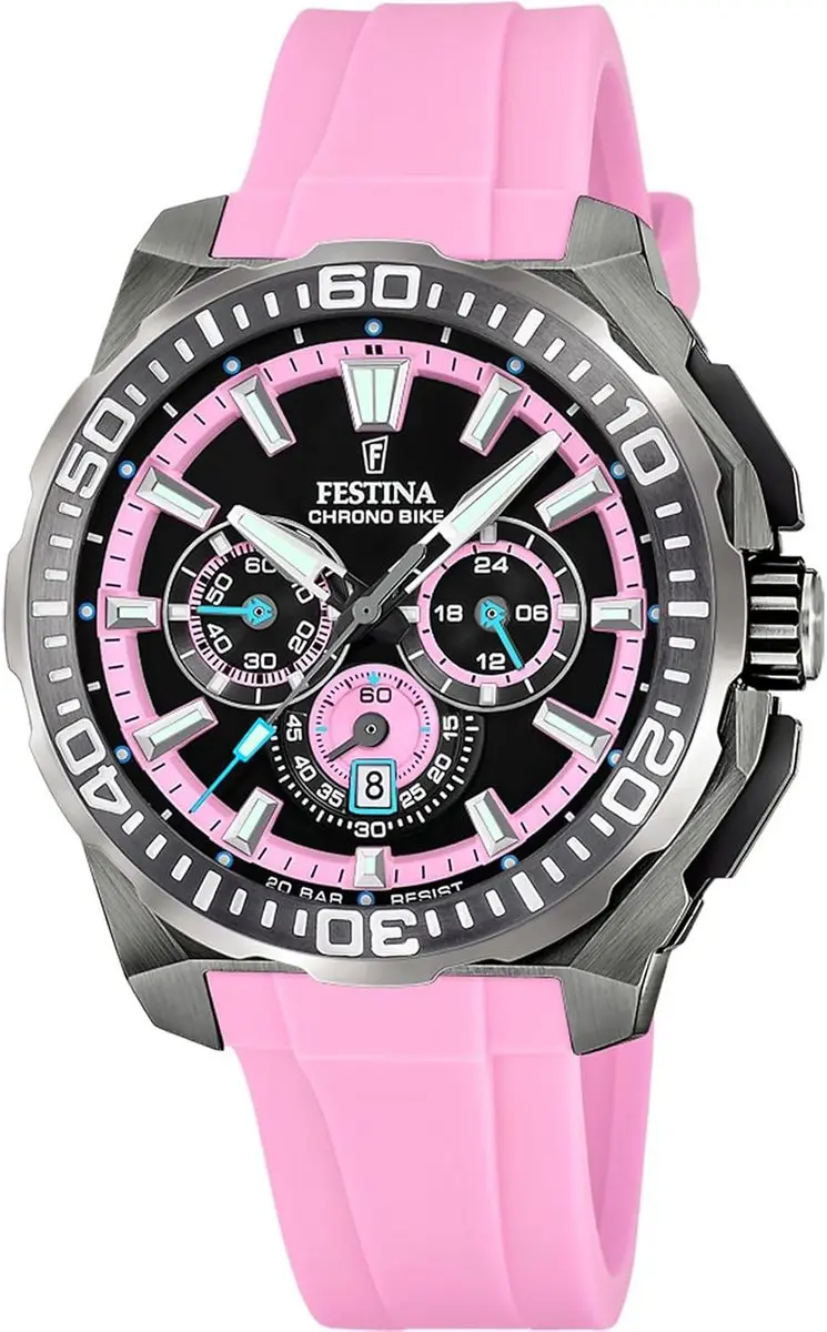 Festina Men's F20725/2 Horloge - 24mm - Zwart