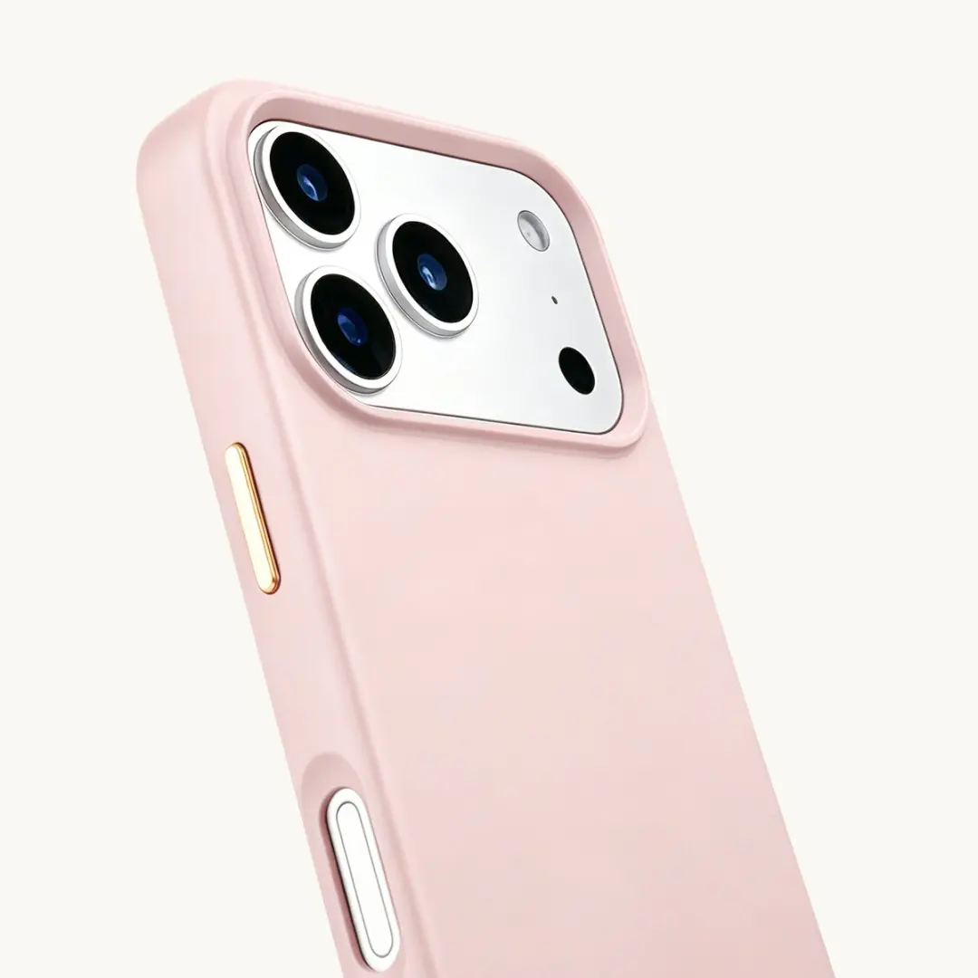 Selencia Hoesje iPhone 17 Pro MagSafe - Sorbet Pink