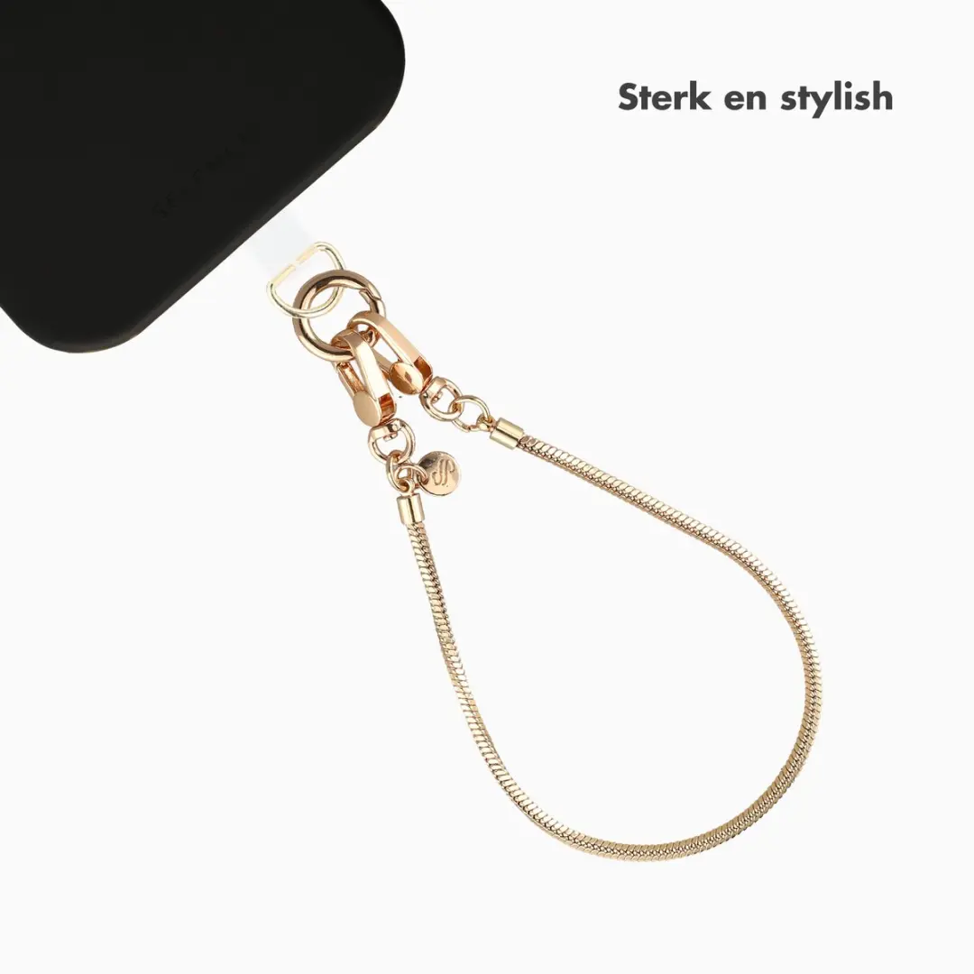 Selencia Universeel Smooth Chain Telefoonkoord - Goud
