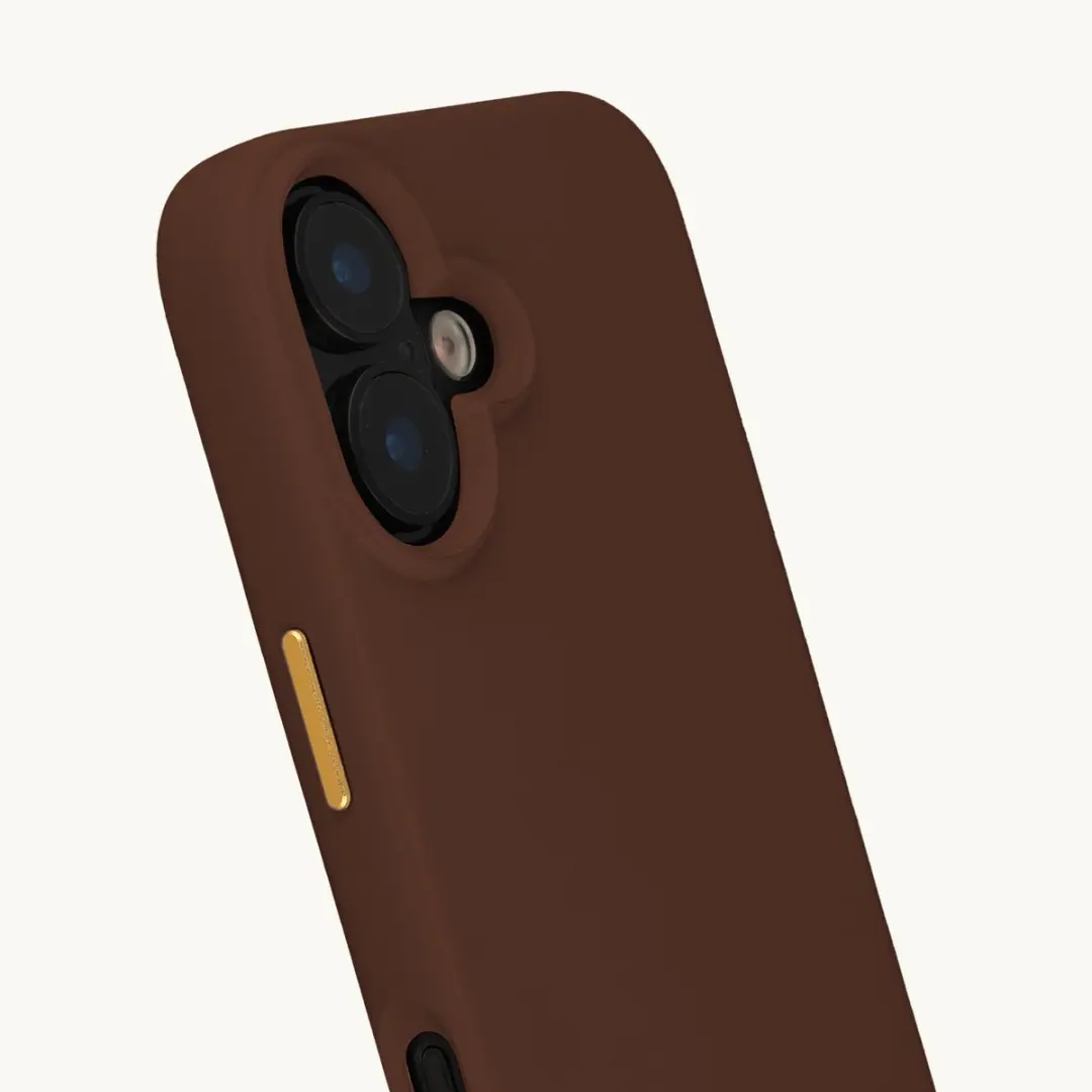 Selencia Hoesje iPhone 16 Rivièra Choco Brown - MagSafe