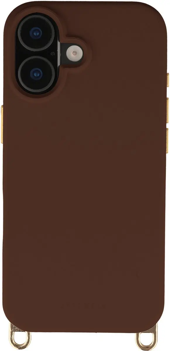 Selencia Hoesje iPhone 16 Rivièra Choco Brown