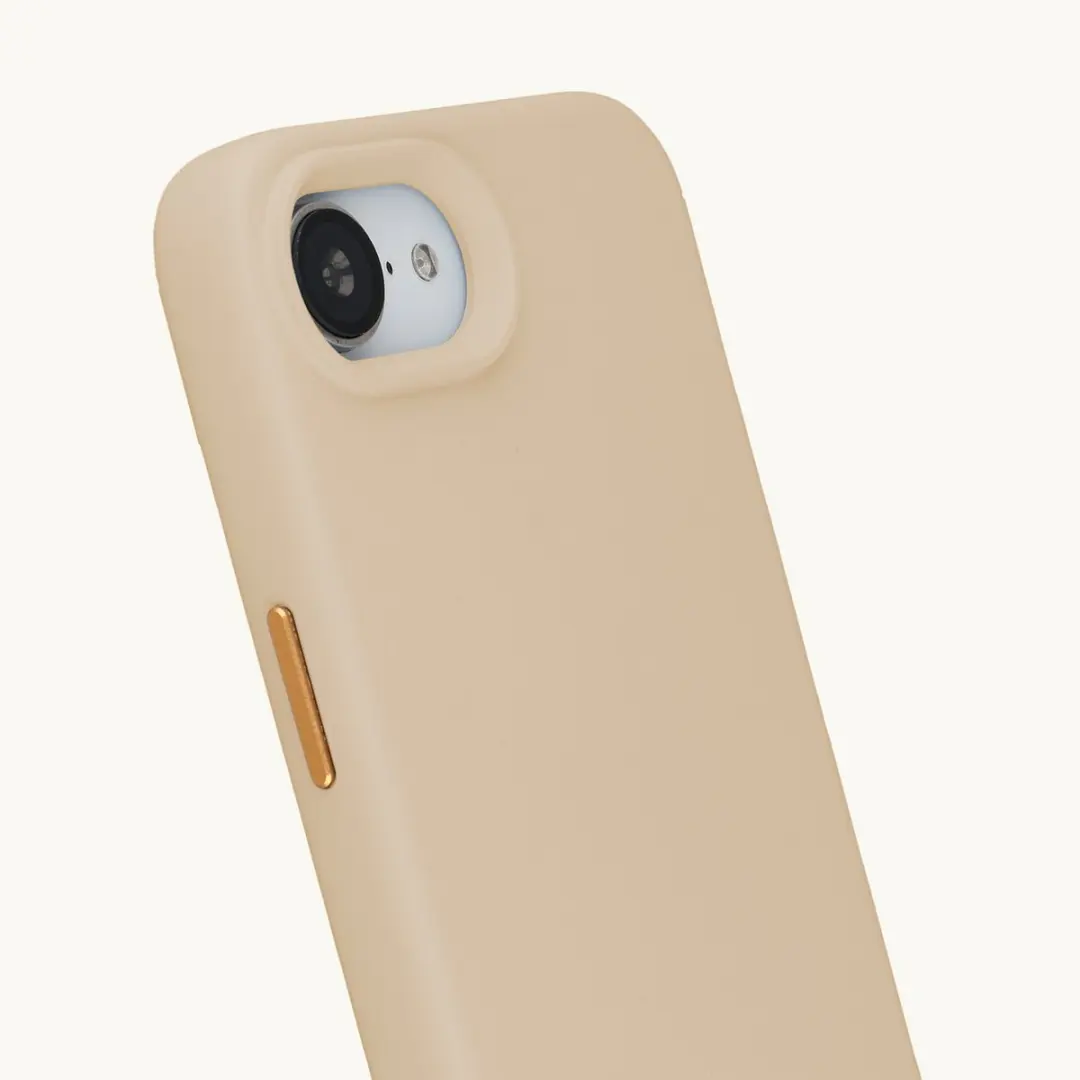 Selencia Hoesje iPhone 17/16 Rivièra MagSafe - Milky Latte