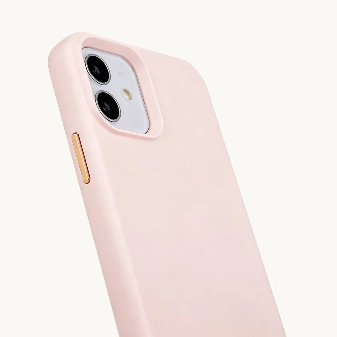 Selencia Hoesje iPhone 12 Pro/12 MagSafe - Sorbet Roze