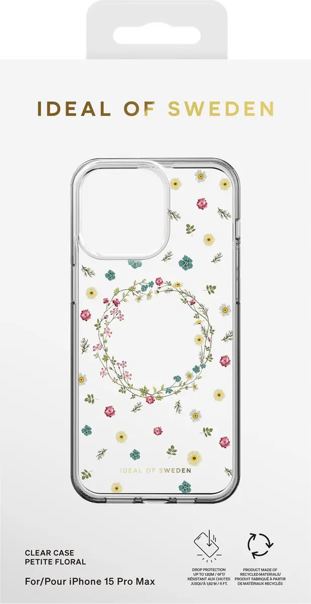 iDeal of Sweden Mirror Case IDCLC-I2367P-507 - iPhone 15 Pro Max - Petite Floral