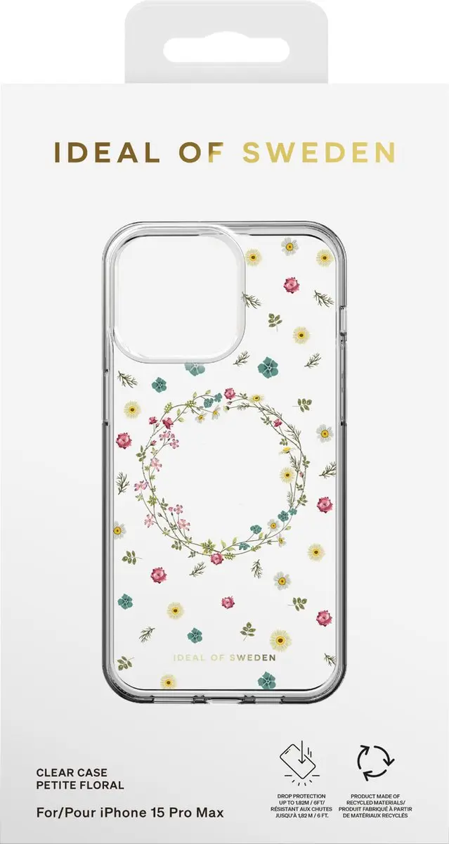 iDeal of Sweden Mirror Case IDCLC-I2367P-507 - iPhone 15 Pro Max - Petite Floral - afbeelding 6 van 6