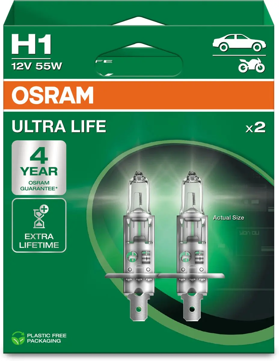 Osram Ultra Life H1 Halogeen Koplamp