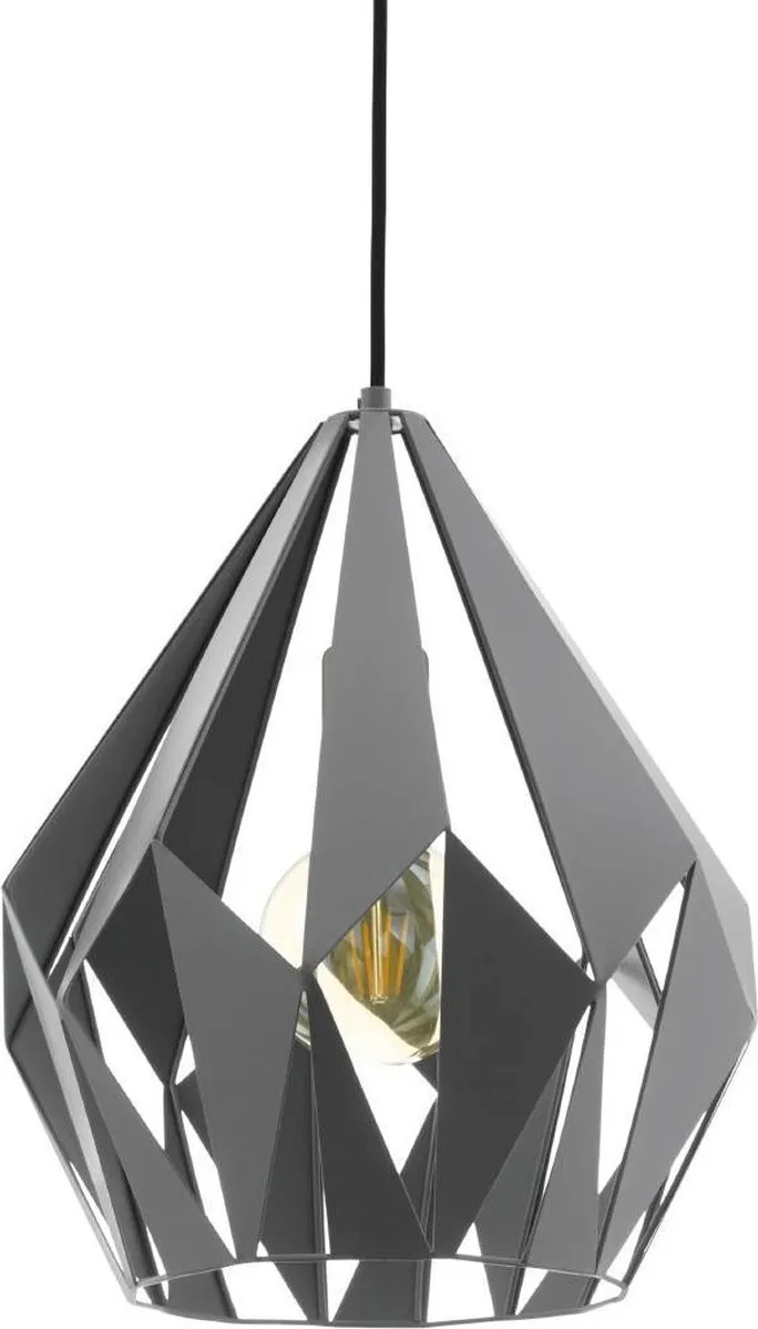 Eglo Carlton 1 Hanglamp E27 - 31cm Grijs