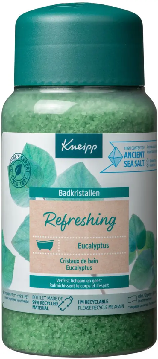 Kneipp Mint Eucalyptus Badkristallen 3600g - 6 Stuks