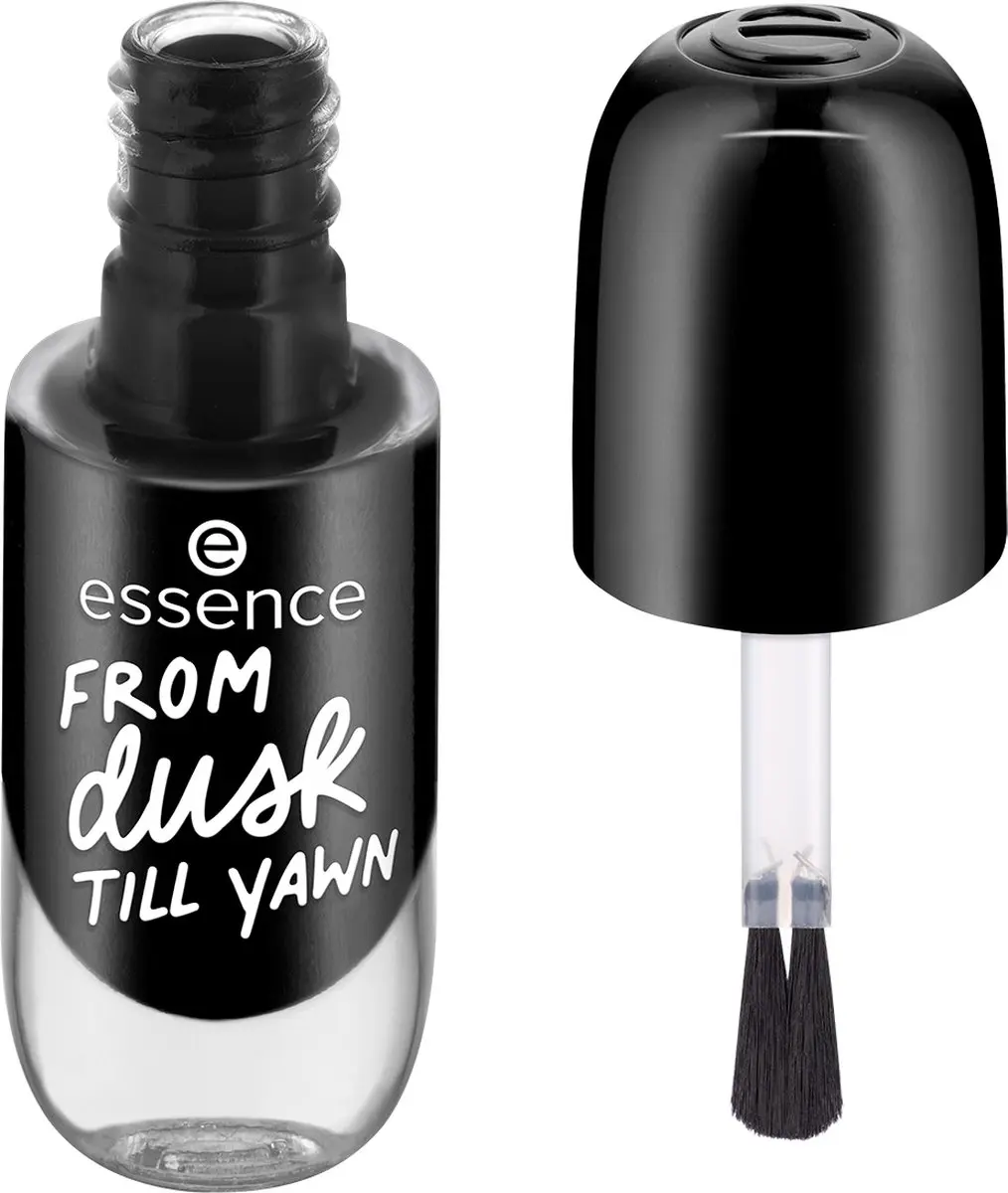Essence Nagelkleur Gel Nagellak 46 FROM Dusk TILL YAWN - 8ml - Zwart