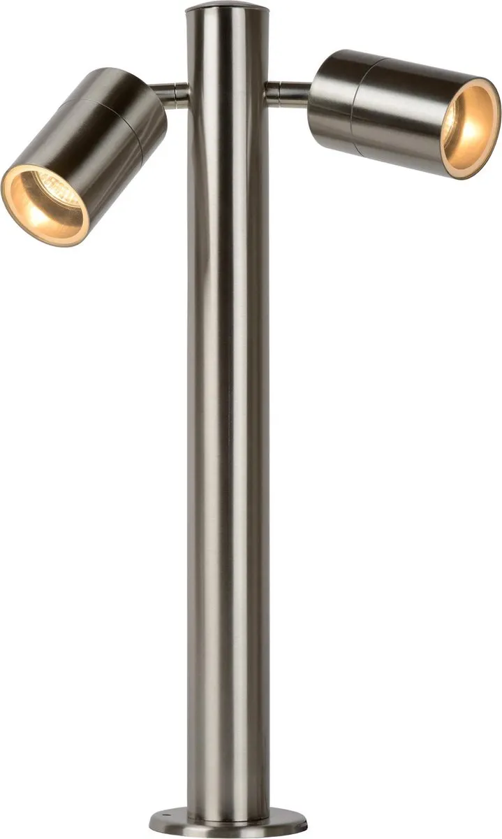 Lucide Arne LED Sokkellamp GU10 10W - Mat chroom