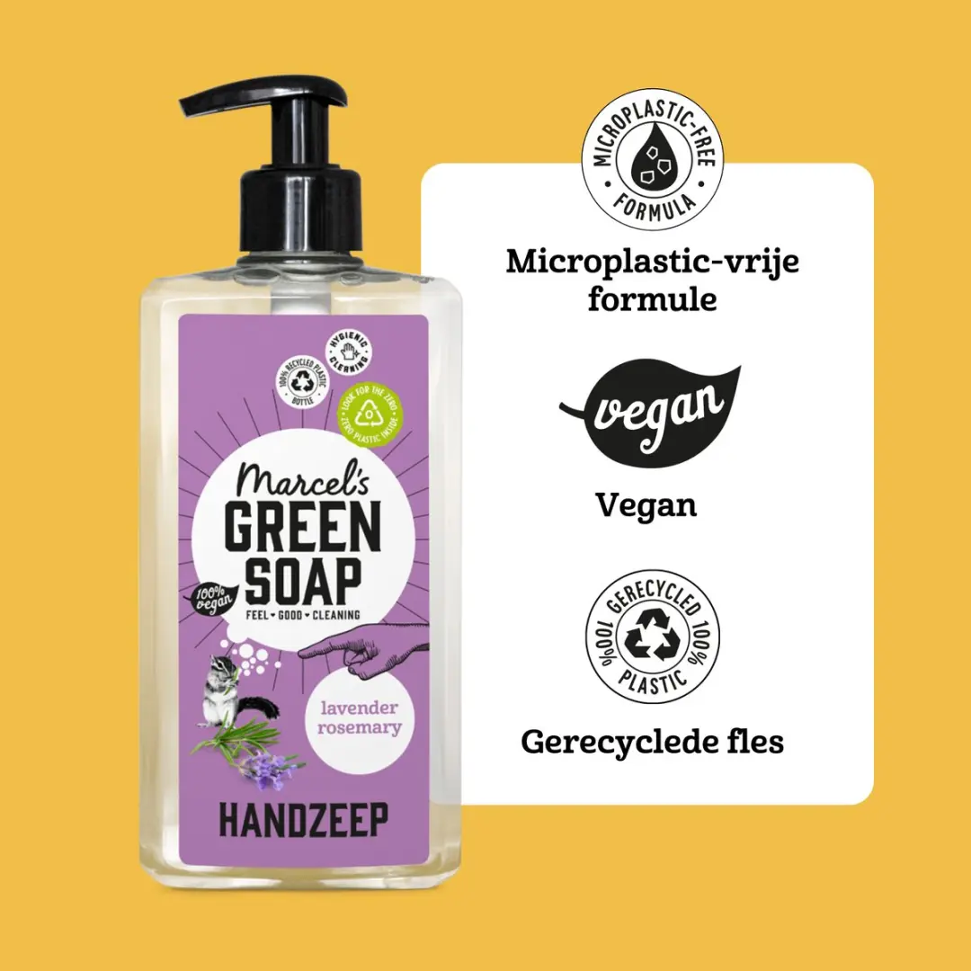 Marcel's Green Soap Handzeep Lavendel & Rozemarijn - 6x500ml